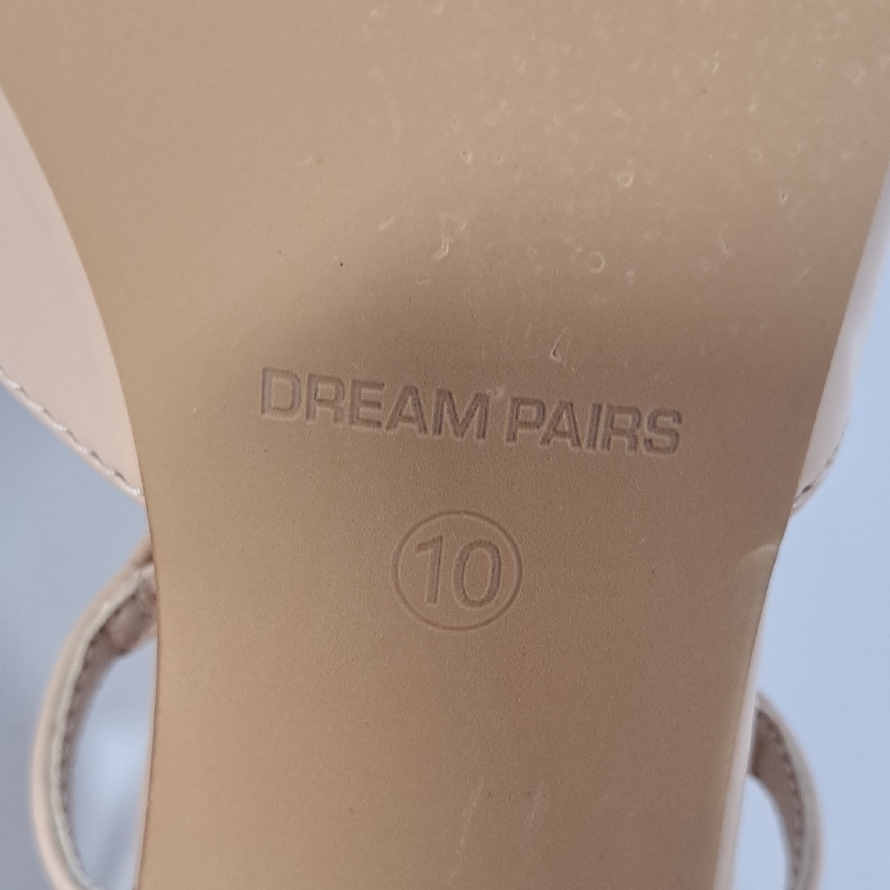 Dream Pairs Beige Pointed Slingback Flats - Picture 7 of 12